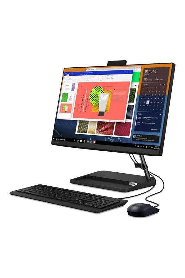 LENOVO i5-12450H 8GB 1TB SSD 23.8 FHD IPS FreeDos F0GH01GCTR Klavye+Mouse Siyah - Görsel 2
