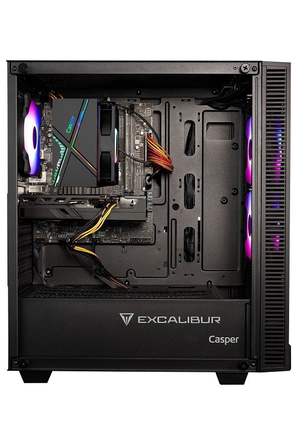 CASPER Excalibur E65H.124F-BF50X-0HC INTEL CORE i5-12400F 16GB RAM 1TB NVMe SSD RTX3050 DOS GAMING - Görsel 3