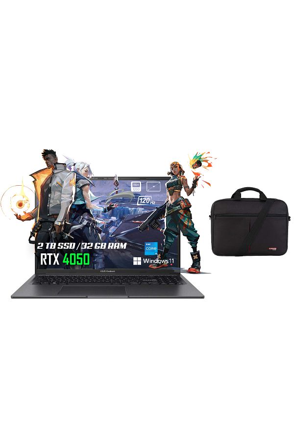 ASUS Vivobook 16x I5-13500h 32gb 2tb 120hz Wuxga 16.0" W11home Rtx4050 6gb K3605vu-n1066wt18 Uyumlu