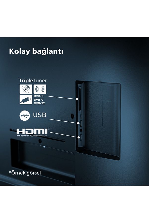 Philips 55PUS7609/62 55" 4K UHD Uydu Alıcılı Smart LED TV - Görsel 8