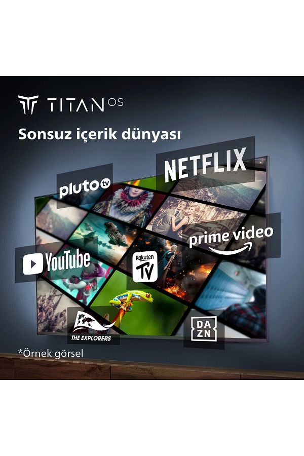 Philips 55PUS7609/62 55" 4K UHD Uydu Alıcılı Smart LED TV - Görsel 6