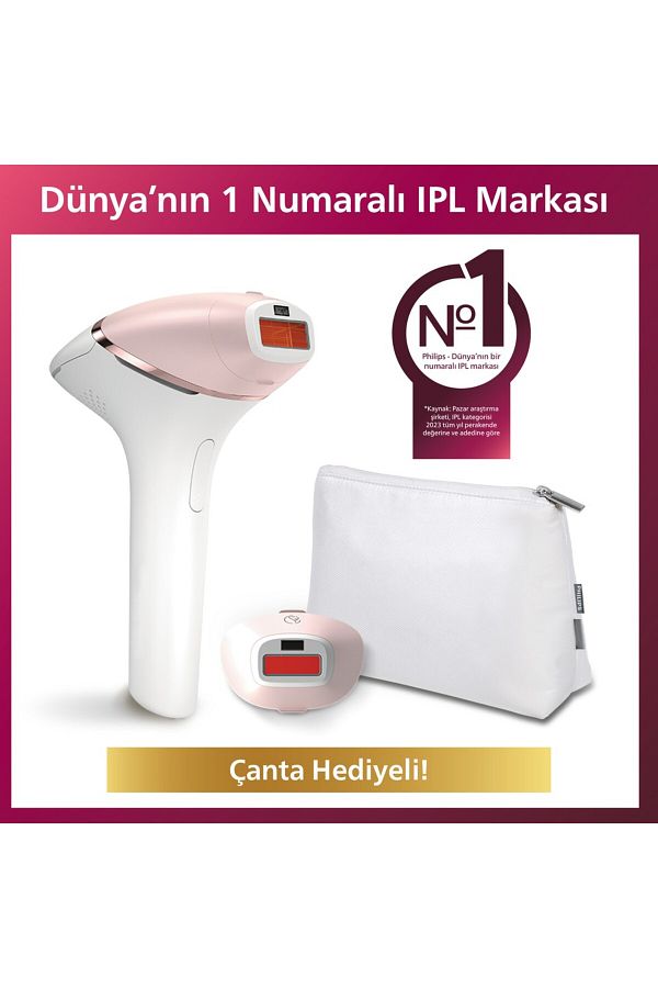 Philips Lumea En Hızlı Yüz&Vücut 2 Başlıklı Lazer Epilasyon IPL Tüy Alma Cihazı, 450,000 ATM - Görsel 4