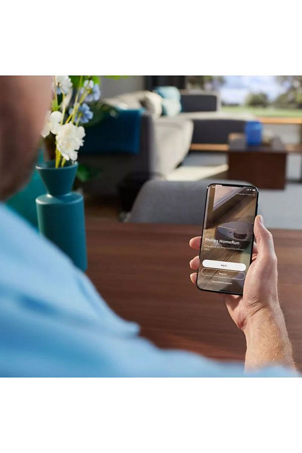 Philips ISLAK+KURU Homerun 7000 LİDAR Moplu Robot Süpürge  5000 Pa,titreşimli Mop,app/wifi , EPA11 - Görsel 8
