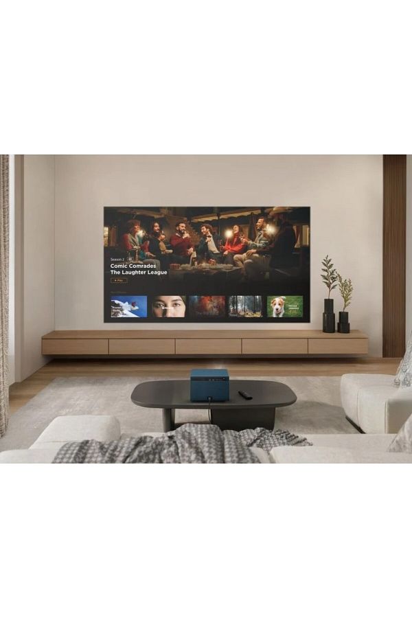 ViewSonic LX60HD 1080p 630 ANIS Lümen Bluetooth/Wi-Fi 1LCD/LED Dahili Google TV?li Projeksiyon Cihaz - Görsel 6