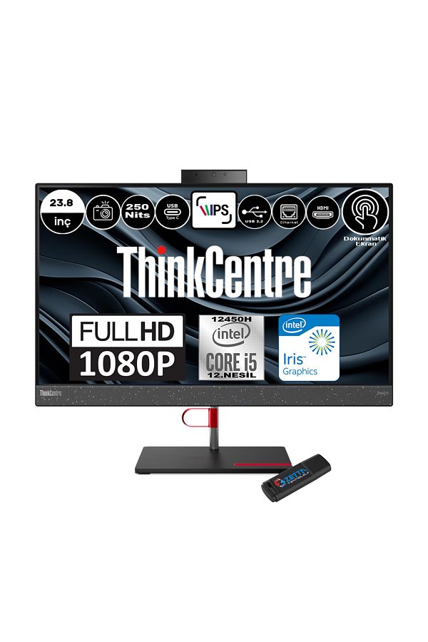 LENOVO Thinkcentre Neo 50A I5 12450H 64GB 512GB SSD W11PRO TOUCH 23,8" Fhd 12B800E0TRP07