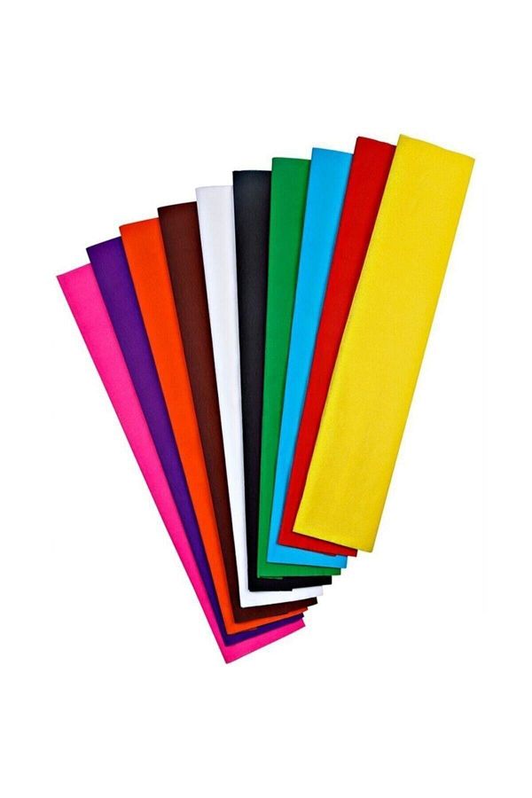 Krapon Kağıdı 50x200 Cm 10'lu Paket Karışık 12.05.sv07.0003 Sönmez Kitap Kırtasiye