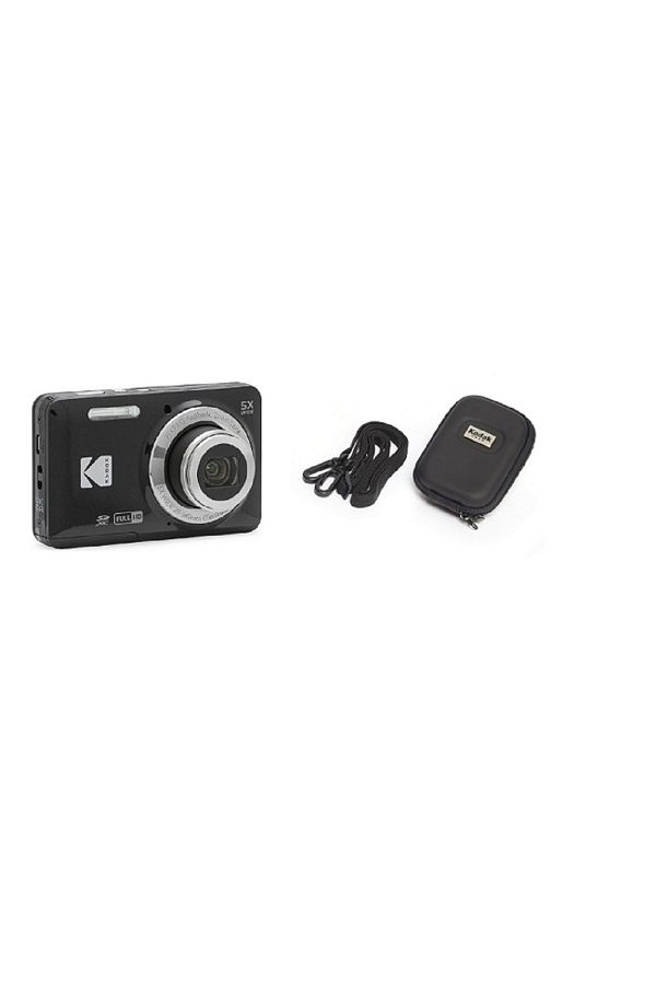 Kodak Pıxpro Friendly Zoom FZ55-BL 16MP Dijital Kamera 5x Optik Zoom 28 mm Geniş Açı Siyah