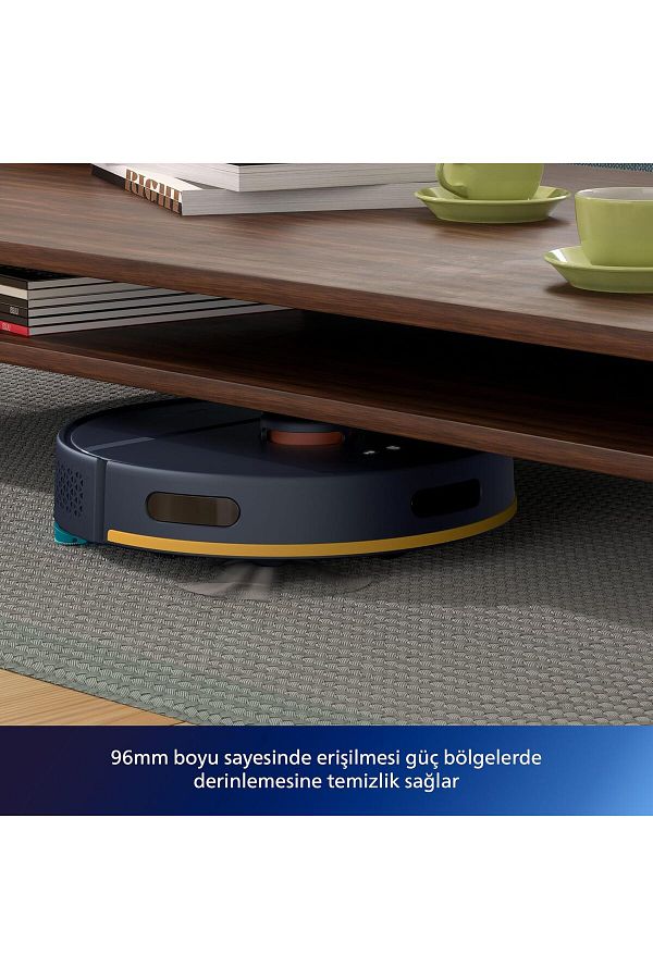 Philips Islak/ Kuru Robot Süpürge, 2700 Pa Emiş Gücü, LiDAR - Görsel 3