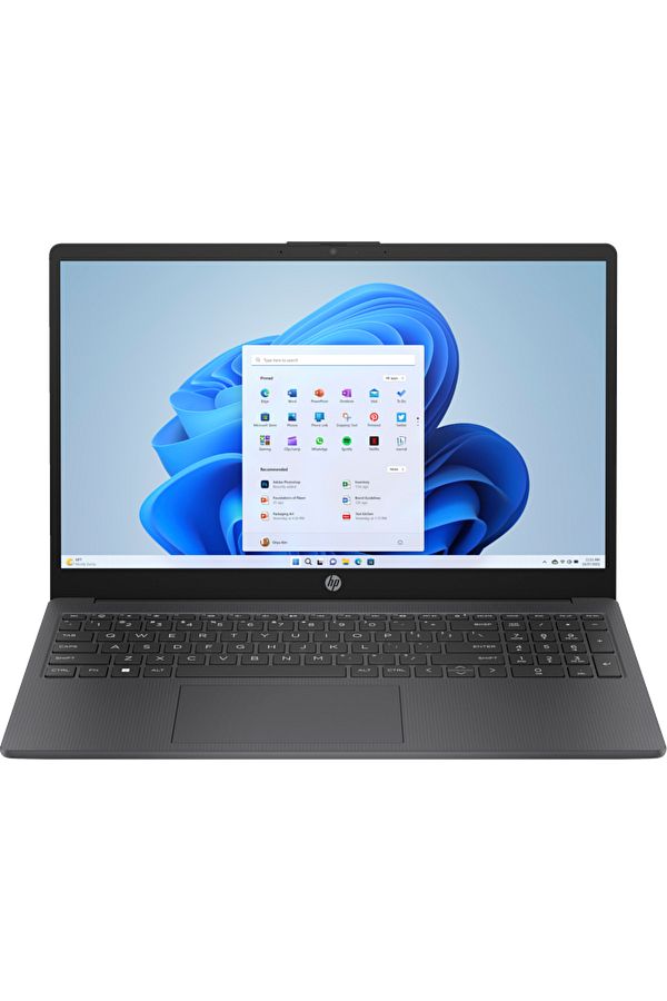HP 15-Fc0020Nt AMD Ryzen 5-7520U 8GB RAM 256Gb SSD AMD Radeon 15.6" FHD W11H Gri Notebook 7Q9L2Ea