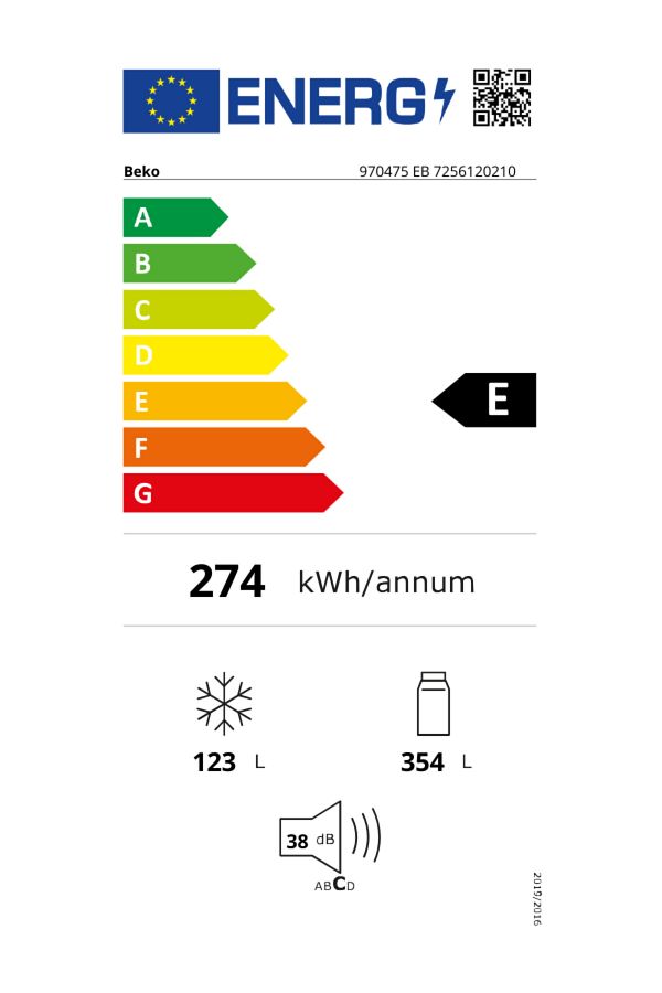 Beko YENİDEN DEĞERLENDİRİLMİŞ 970475 EB NOFROST BUZDOLABI 2 YIL GARANTİLİ - Görsel 6