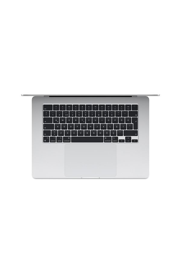 Apple 15-inch MacBook Air: Apple M3 chip with 8-core CPU and 10-core GPU, 16GB, 256GB SSD - Gümüş - Görsel 2