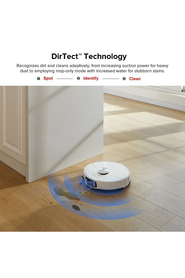Roborock 10000Pa Emiş Güçlü Ultra Performanslı Premium Robot Süpürge, Sonic Paspas, Mop Kaldırma - Görsel 5