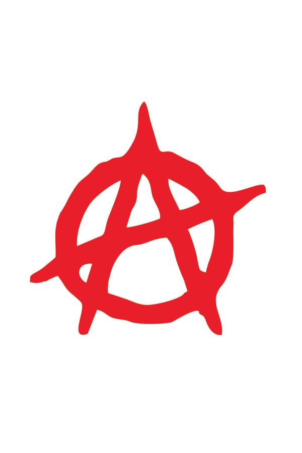 Anarşi Logo Sticker 8x8 Cm 00215_0