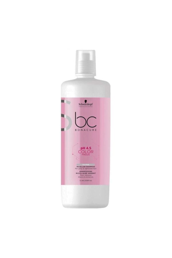 Bc Schwarzkopf Color Freeze Silver Micellar Shampoo Gümüş Yansıma Şampuan 1000 Ml