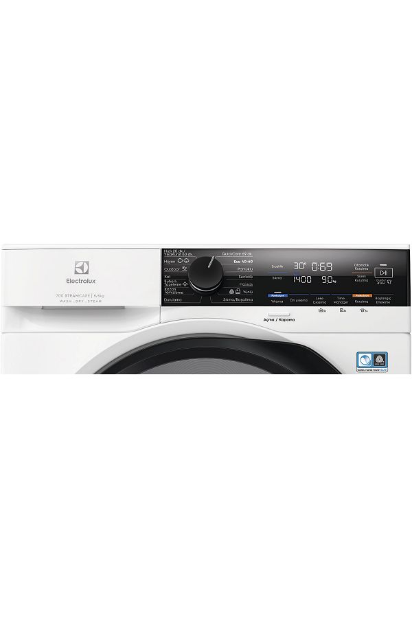 Electrolux Ew7w4492t 700 Serisi Steamcare 9/5kg 1400 Devir Buharlı Kurutmalı Çamaşır Makinesi - Görsel 2
