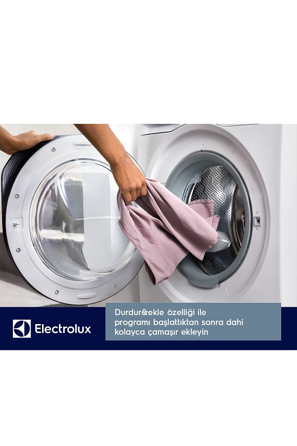 Electrolux EW6F2282T 600 Serisi SensiCare 8 kg 1200 devir A sınıfı Çamaşır Makinesi - Görsel 12