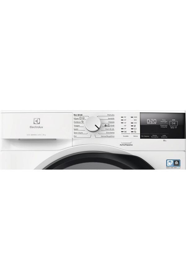 Electrolux EW6F2282T 600 Serisi SensiCare 8 kg 1200 devir A sınıfı Çamaşır Makinesi - Görsel 2