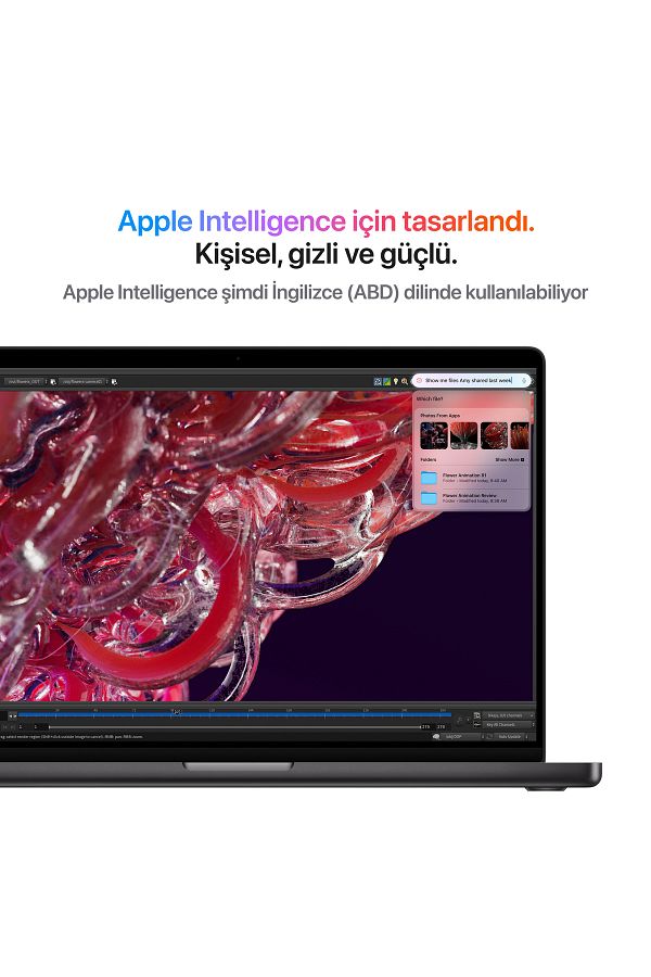 Apple 14" MacBook Pro: Apple M4 Pro chip with 12‑core CPU and 16‑core GPU, 24GB, 512GB SSD - Gümüş - Görsel 5