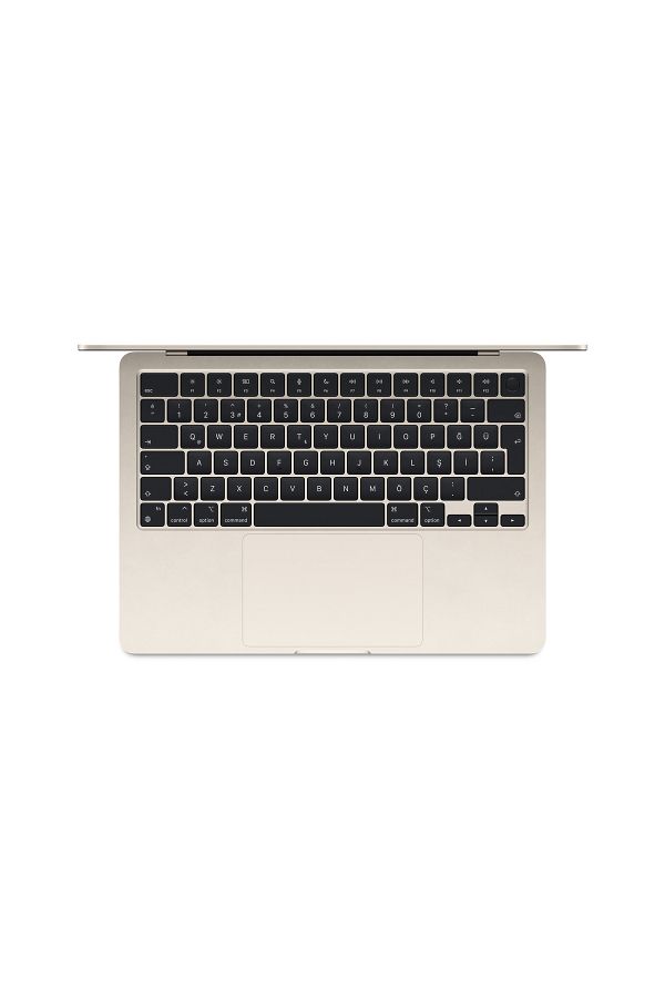 Apple 13-inch MacBook Air: Apple M3 chip with 8-core CPU and 10-core GPU, 16GB, 512GB SSD - Yıldız Işığı - Görsel 2