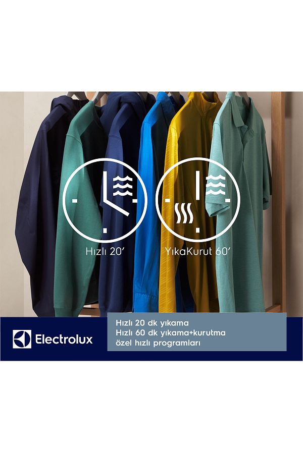 Electrolux Ew7w4492t 700 Serisi Steamcare 9/5kg 1400 Devir Buharlı Kurutmalı Çamaşır Makinesi - Görsel 6