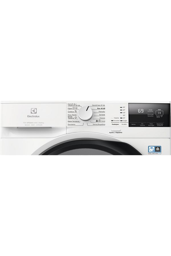 Electrolux EW7W2612T 700 Serisi SteamCare 10/6kg 1600 devir Buharlı Kurutmalı Çamaşır Makinesi - Görsel 2
