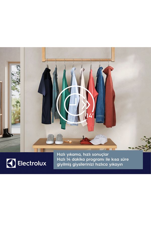 Electrolux EW6F2282T 600 Serisi SensiCare 8 kg 1200 devir A sınıfı Çamaşır Makinesi - Görsel 9
