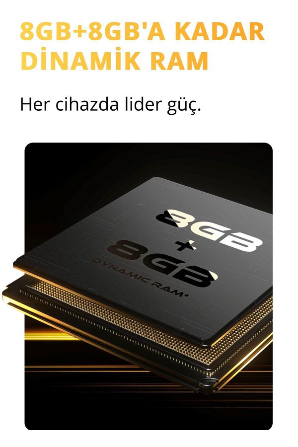 Realme C53 16 Gb Ram 8gb 8gb'a Kadar Dinamik Ram256 Gb) Kablolu Kulaklık Hediyeli Türkiye - Görsel 8