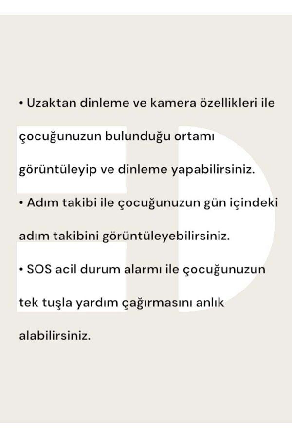 Slazenger 4g Sim Kartlı Tam Konum Takipli Sesli Ve Görüntülü Görüşme Özellikli Gps Lbs Sos Akıllı Çocuk Saati - Görsel 7