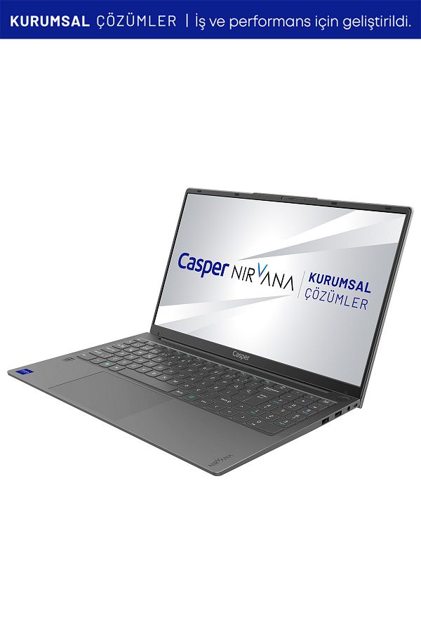 CASPER Nirvana X700.155H-BX00R-G-F Intel Ultra 7 155H 16GB RAM 2TB NVMe SSD 15.6" W11 Pro Laptop - Görsel 2