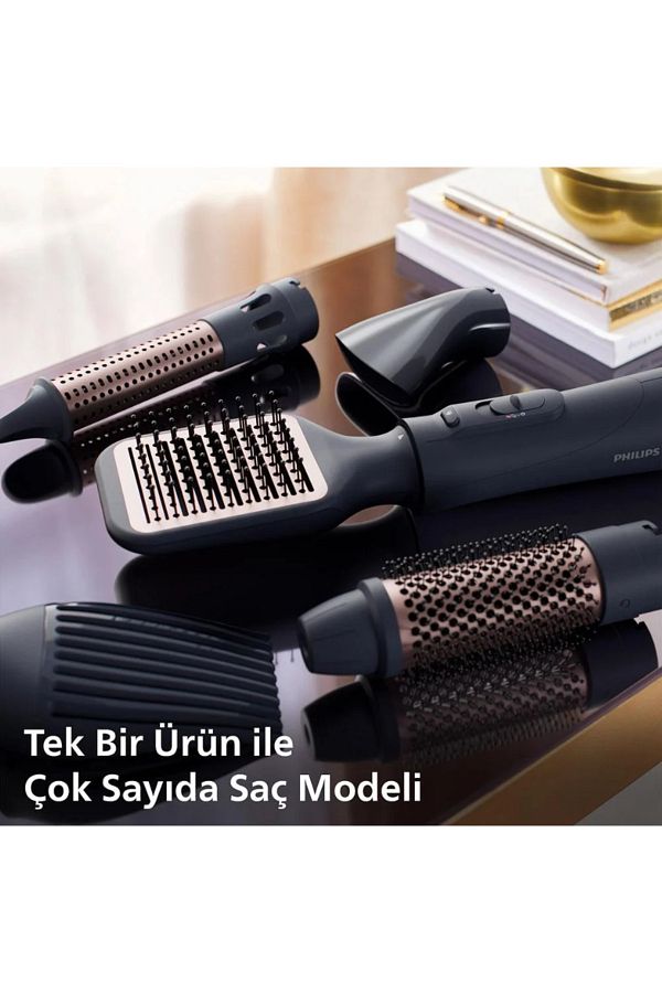 Philips BHA530/00 HAVA ÜFLEMELİ İYONLU 5'İ 1 ARADA SAÇ ŞEKİLLENDİRİCİ - Görsel 4