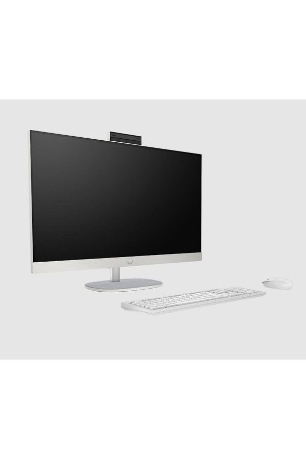 HP 27 CR0004NT 898B4EA Intel Core i7-1355U 16GB 512GB SSD 27"Full HD FreeDOS All In One PC Beyaz - Görsel 3
