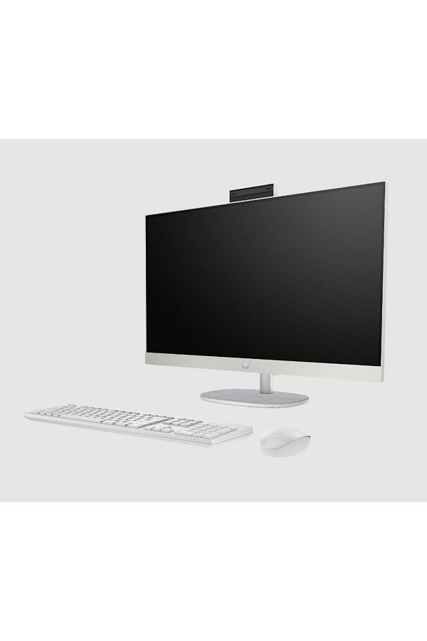 HP 27 CR0004NT 898B4EA Intel Core i7-1355U 16GB 512GB SSD 27"Full HD FreeDOS All In One PC Beyaz - Görsel 2