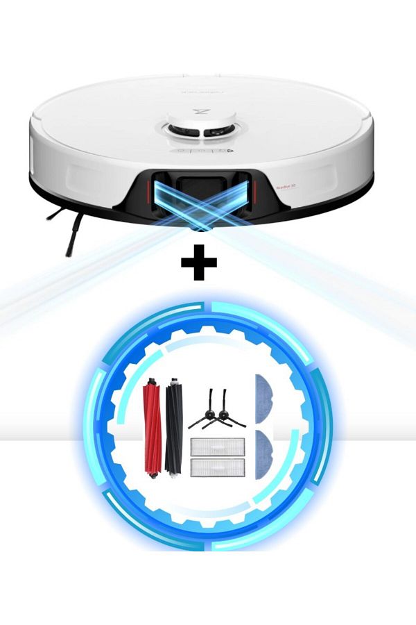 Roborock Kameralı+Lidar Taramalı S8 6000PA Ultra Gü Halı Tanıma+Mop Kaldırma Özellikli RobotSüpürge+Sethediye