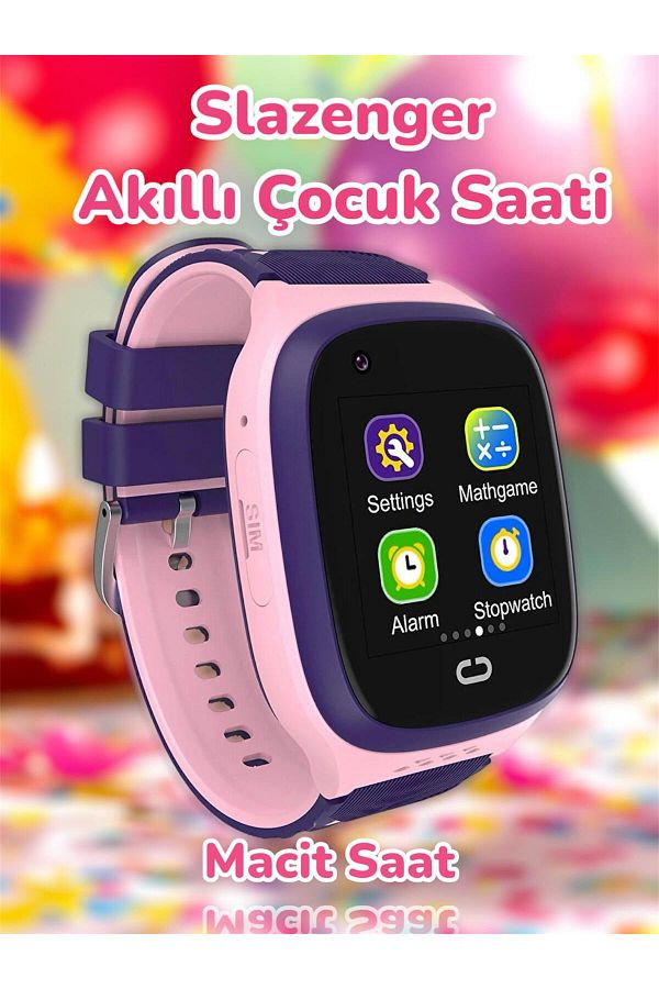 Slazenger Akıllı Çocuk Saati 4g Sim Kart Destekli Görüntülü Görüşme Özelliği Orjinal 2 Yıl Garantili - Görsel 2