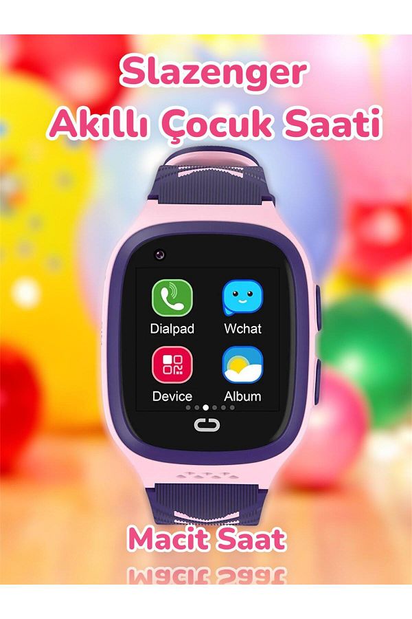 Slazenger Akıllı Çocuk Saati 4g Sim Kart Destekli Görüntülü Görüşme Özelliği Orjinal 2 Yıl Garantili - Görsel 3
