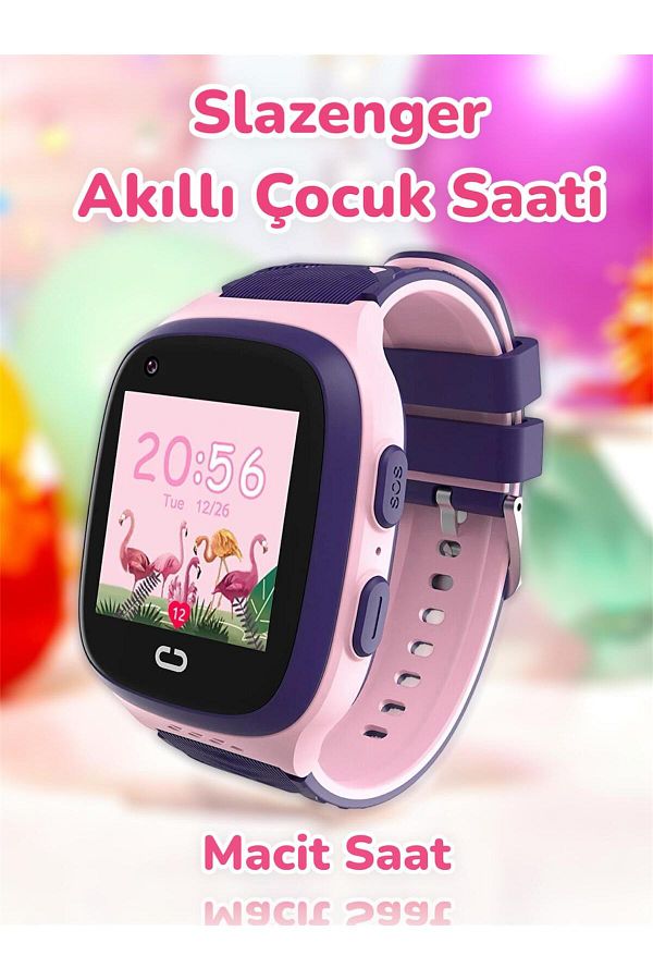 Slazenger Akıllı Çocuk Saati 4g Sim Kart Destekli Görüntülü Görüşme Özelliği Orjinal 2 Yıl Garantili