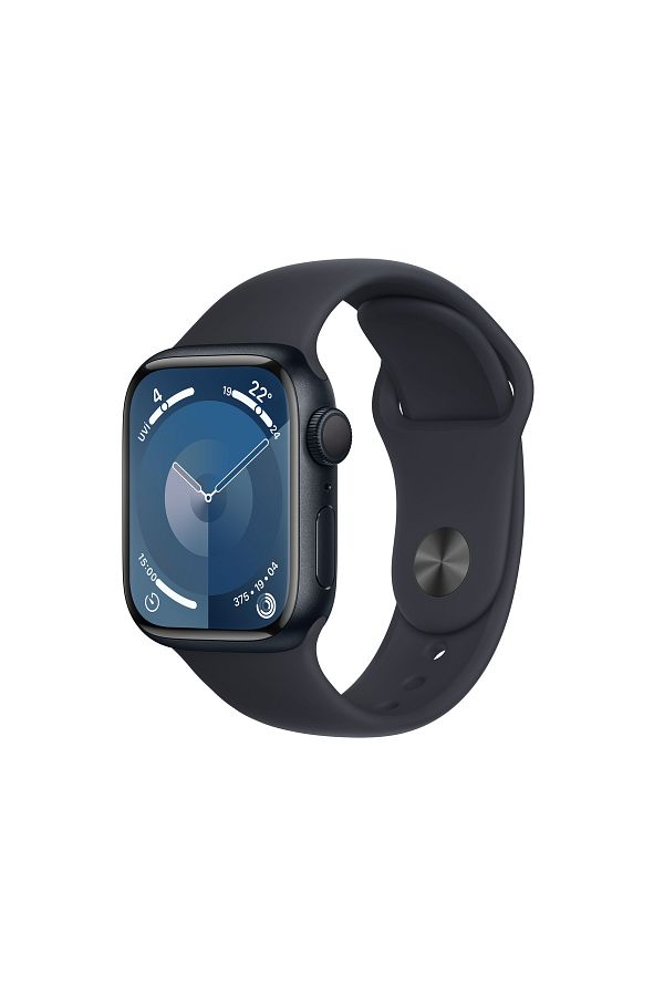 Apple Watch Series 9 Gps 41mm Gece Yarısı Alüminyum Kasa Ve Gece Yarısı Spor Kordon - S/m
