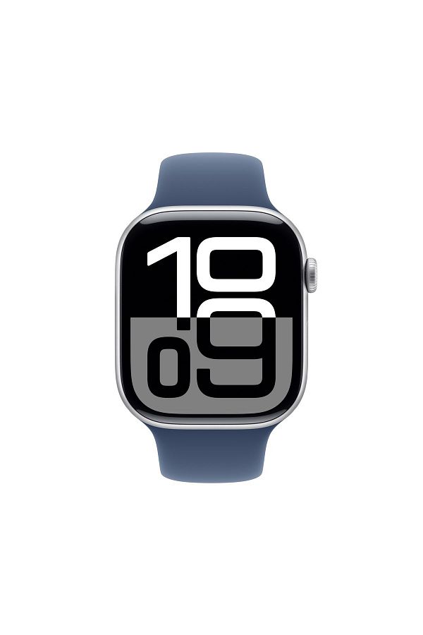 Apple Watch Series 10 GPS 46mm Silver Aluminium Case with Denim Sport Band - M/L - Görsel 2