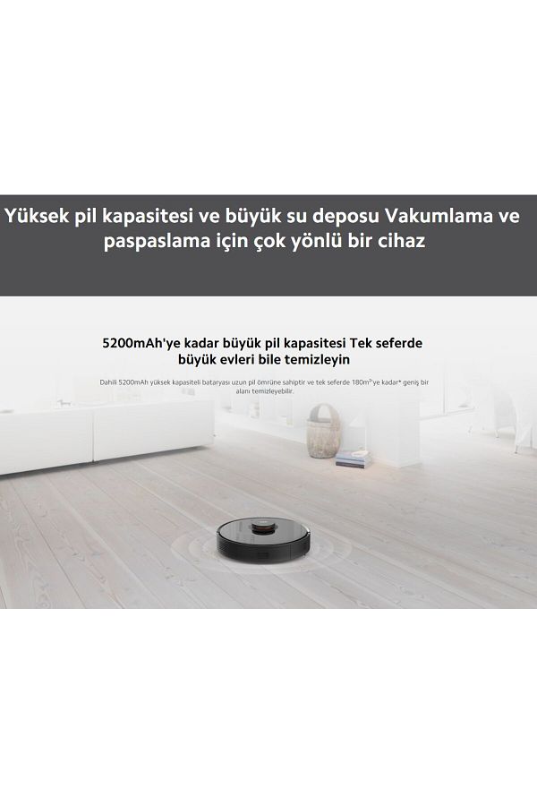 Xiaomi Akıllı Robot Süpürge Wİ-Fİ Bağlantı Vacuum S10t 8000pa Yüksek Çekim Gücü +XIAOMI Redmi Watch 5 - Görsel 7