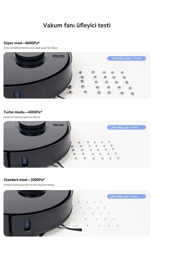 Xiaomi Akıllı Robot Süpürge Wİ-Fİ Bağlantı Vacuum S10t 8000pa Yüksek Çekim Gücü +XIAOMI Redmi Watch 5 - Görsel 2