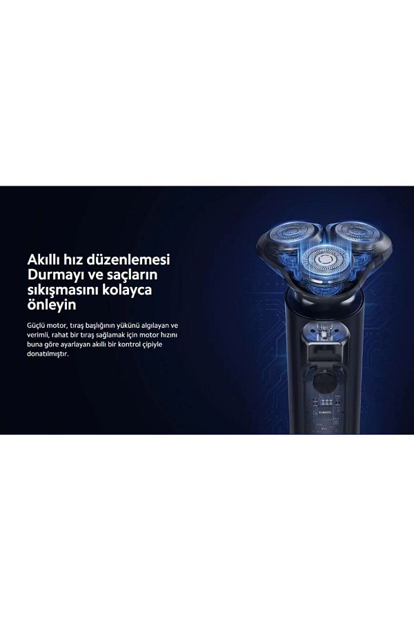 Xiaomi Islak ve Kuru Electric Shaver S301 Islak & Kuru  Tıraş Makinesi 1-3 Siyah Resmi Distribütör Garanti - Görsel 5