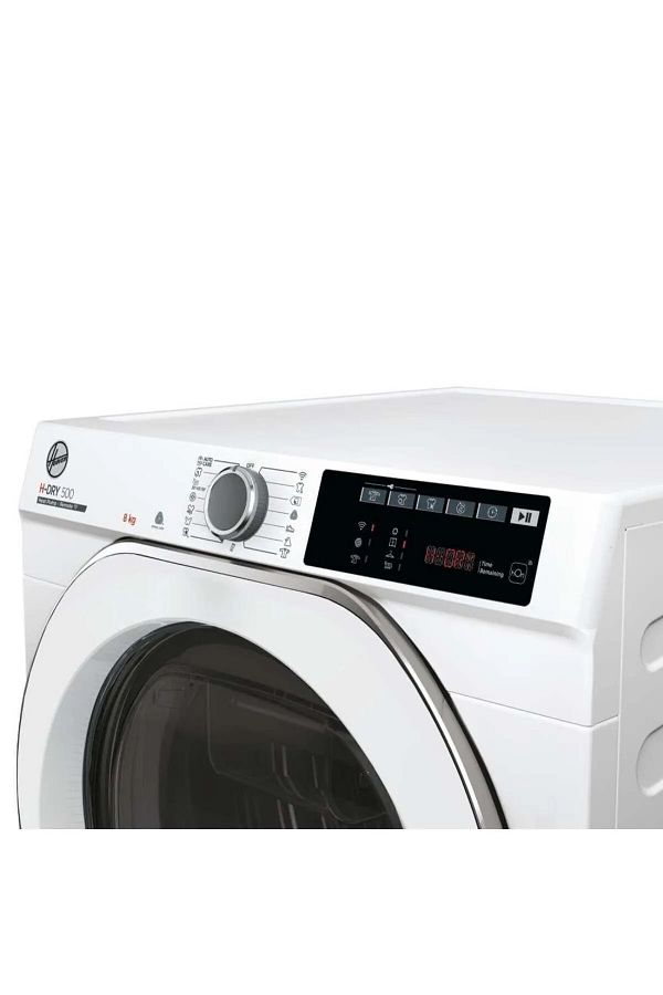 Hoover NDEH 8A2TSEXS-S 8 kg Wi-Fi + Bluetooth Bağlantılı Isı Pompalı Kurutma Makinesi - Görsel 3