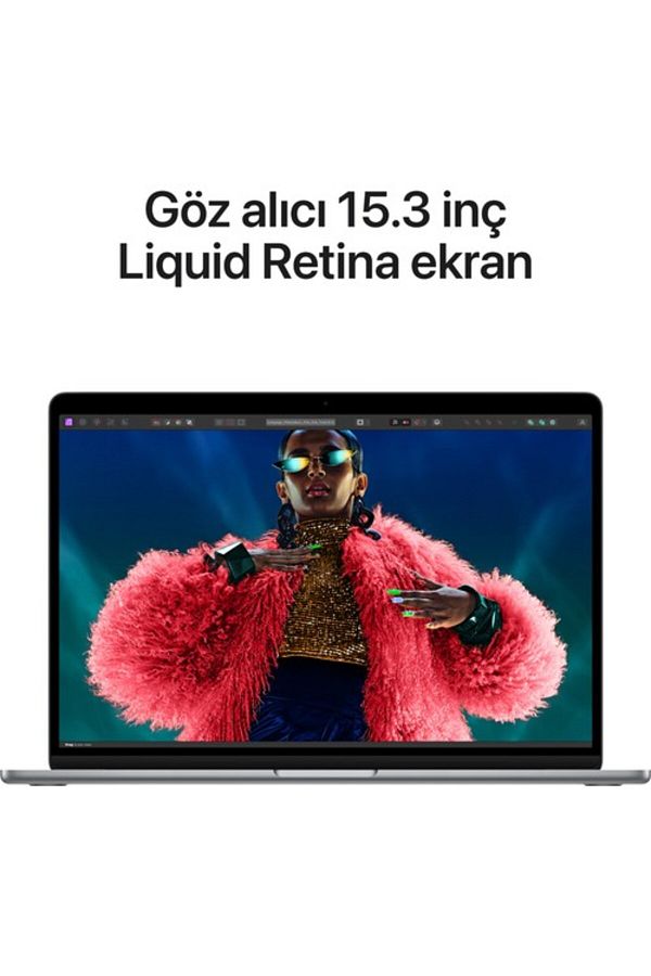 Apple Macbook Air M3 Çip 8gb 256gb Ssd Macos 15" Taşınabilir Bilgisayar Uzay Grisi Mrym3tu/a - Görsel 5