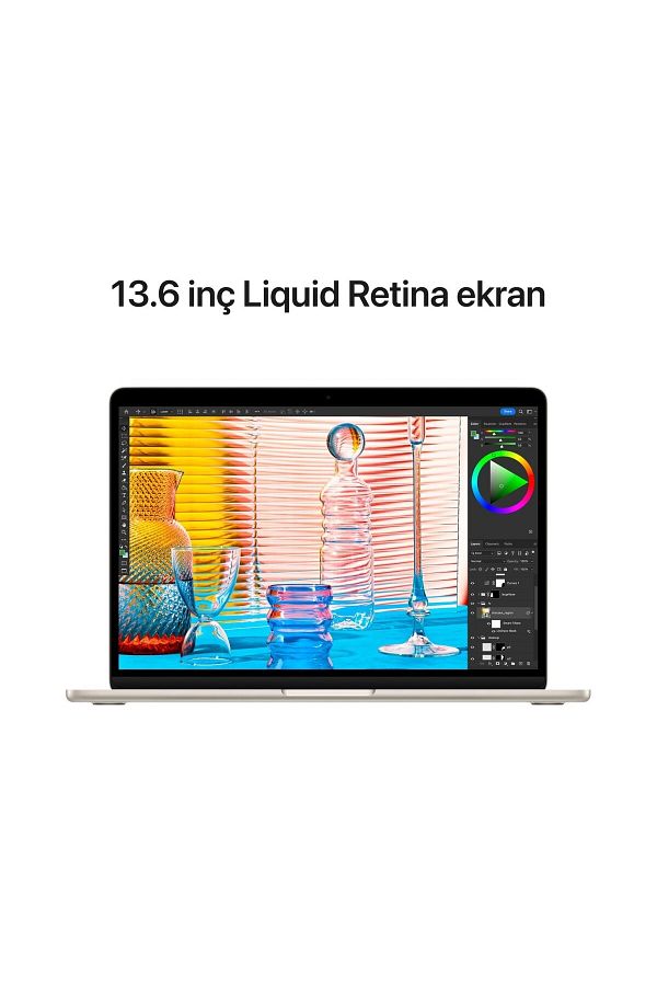 Apple 13" MacBook Air: Apple M2 chip with 8-core CPU and 8-core GPU, 16GB, 256GB - Yıldız Işığı - Görsel 8