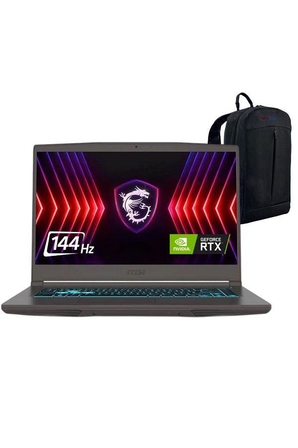MSI Thin 15 2420TR i5 12450H 16GB 1TB SSD RTX2050 15.6" FHD 144Hz W11 - Webzone Çanta WZ02