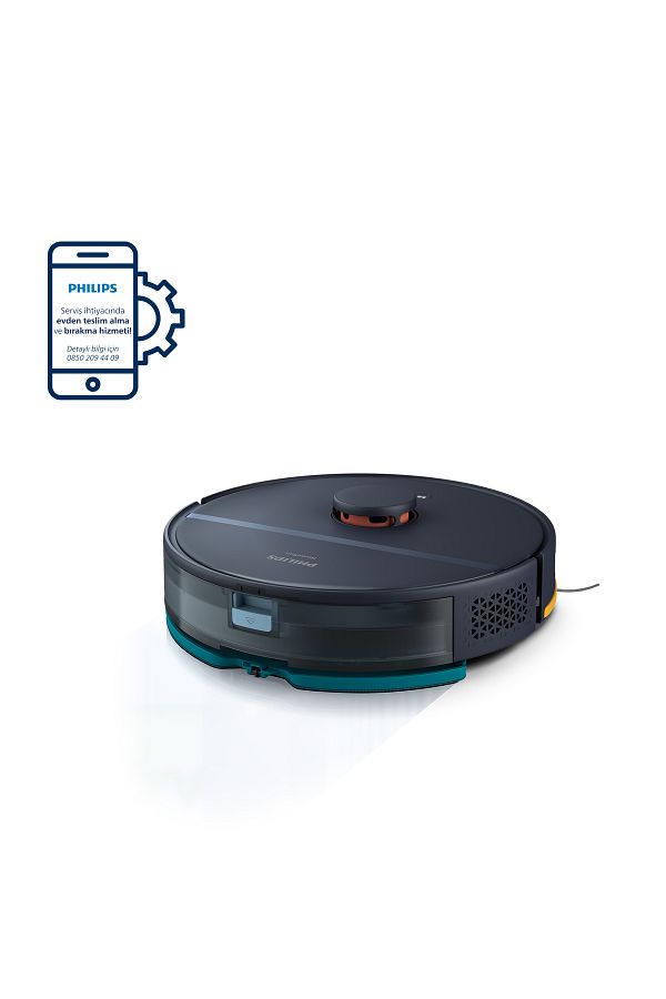 Philips 2000 Serisi Islak Kuru Moplu Robot Süpürge, Yüksek Emiş Gücü, Uzun Çalışma Süresi, XU2000/10