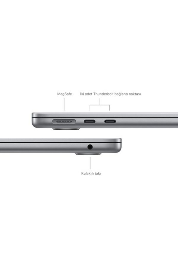 Apple Macbook Air M3 Çip 8gb 256gb Ssd Macos 13" Taşınabilir Bilgisayar Uzay Grisi Mrxn3tu/a - Görsel 7