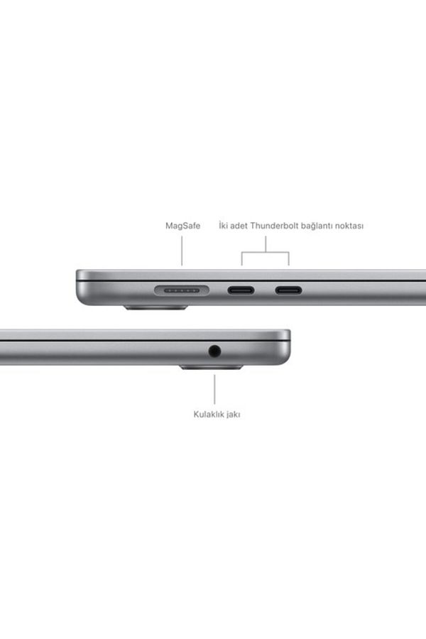 Apple Macbook Air M3 Çip 8gb 256gb Ssd Macos 15" Taşınabilir Bilgisayar Uzay Grisi Mrym3tu/a - Görsel 7