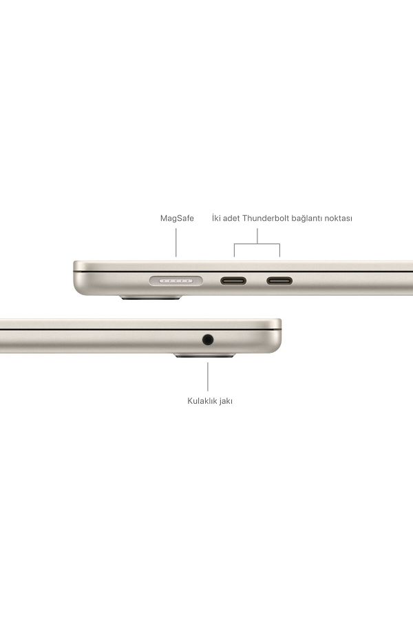 Apple Macbook Air M3 Çip 16gb 512gb Ssd 15.3 Inç Yıldız Işığı Mxd33tu/a - Görsel 7