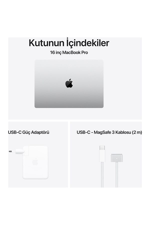 Apple 16" MacBook Pro: Apple M4 Max chip with 14‑core CPU and 32‑core GPU, 36GB, 1TB SSD - Uzay Siyahı - Görsel 8